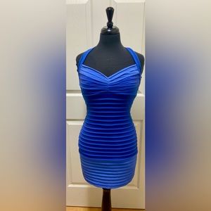 Max and Cleo Blue Dress Size 6